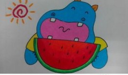 吃瓜主题绘画,一场别开生面的吃瓜盛宴